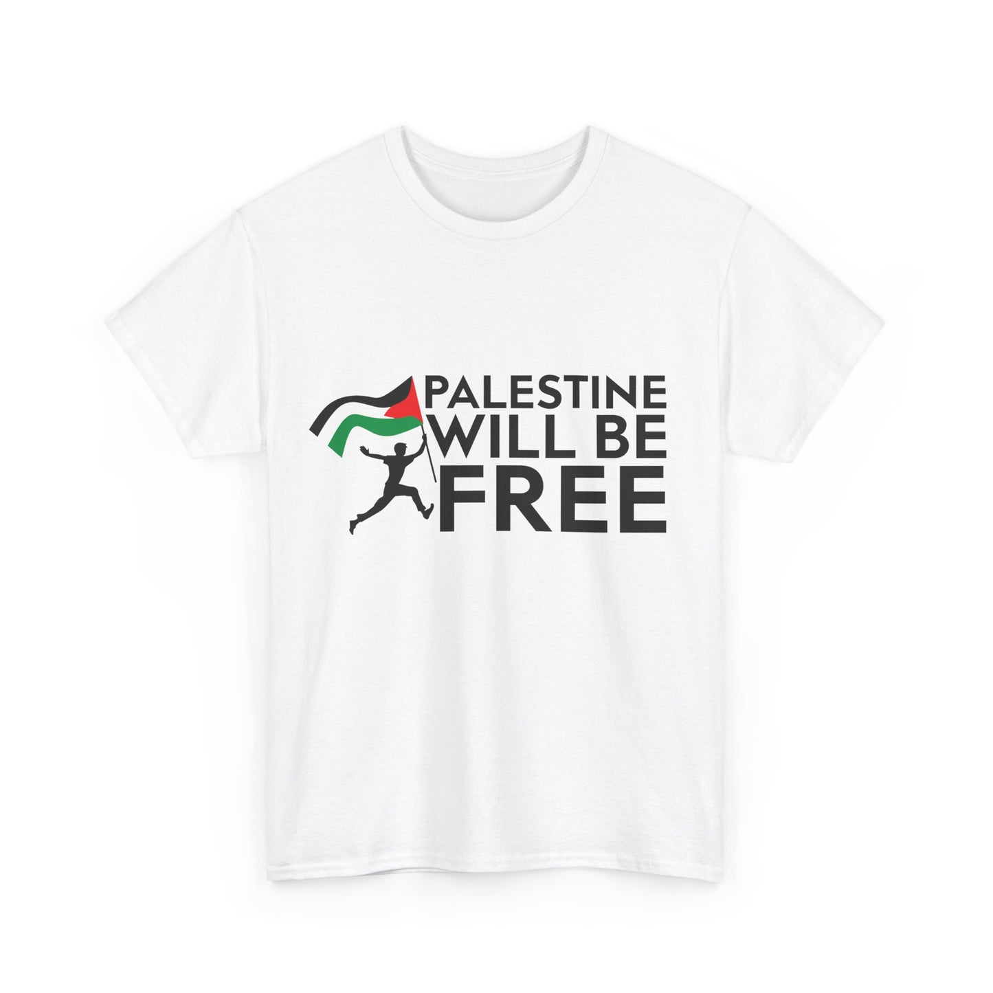 Palestine Will Be Free Unisex Heavy Cotton Tee, Activism Shirt