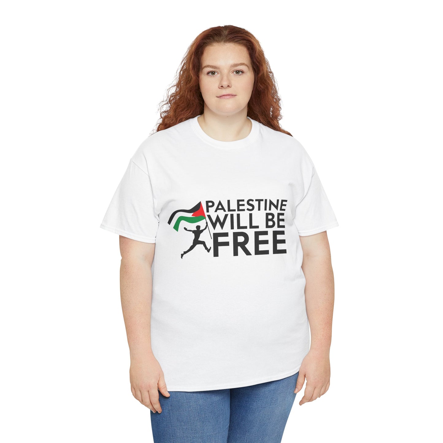 Palestine Will Be Free Unisex Heavy Cotton Tee, Activism Shirt