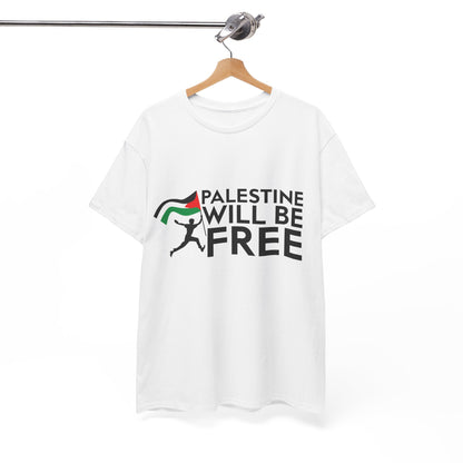 Palestine Will Be Free Unisex Heavy Cotton Tee, Activism Shirt